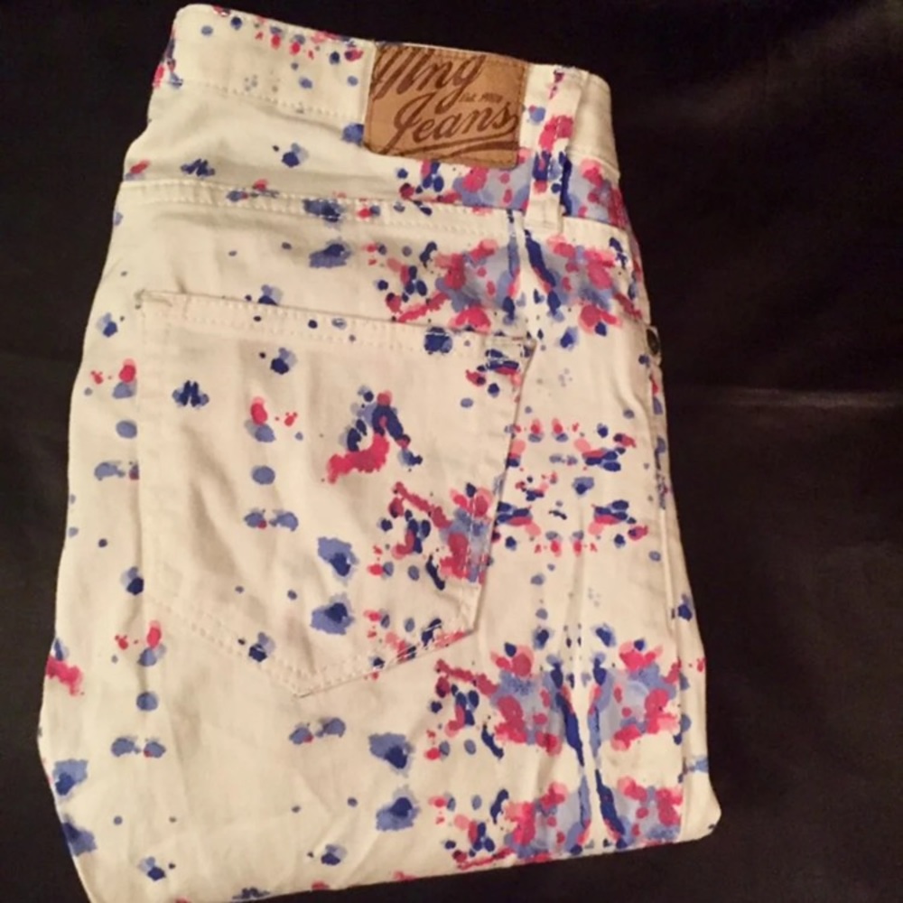 Splatter Paint Jeans - Picture 2 of 3